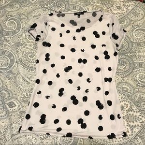 💗🎉HP🎉💗 White and black polka dot top